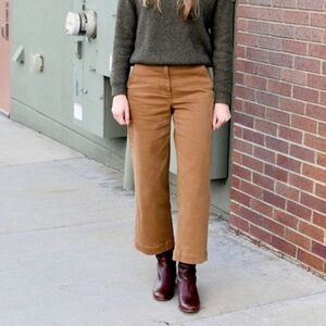 Everlane Wide Leg Crop Pant (00 Regular)